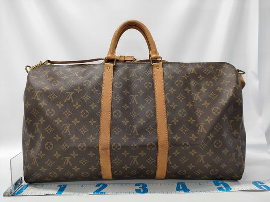 LOUIS VUITTON Monogram Keepall Bandouliere 55 M41414 SP1911 Boston Bag