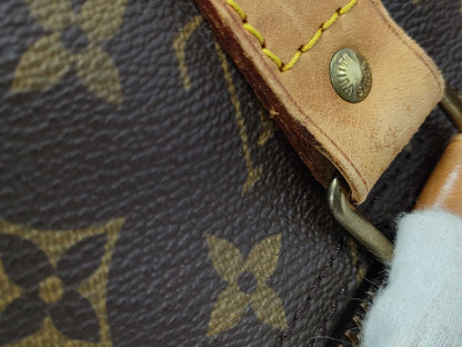 LOUIS VUITTON Monogram Keepall Bandouliere 55 M41414 SP1911 Boston Bag