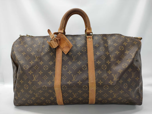 LOUIS VUITTON Monogram Keepall 55 Bain Dorriere M41414 VI882 Boston Bag