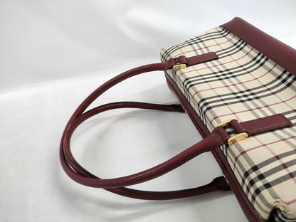 BURBERRY Nova Check Handbag