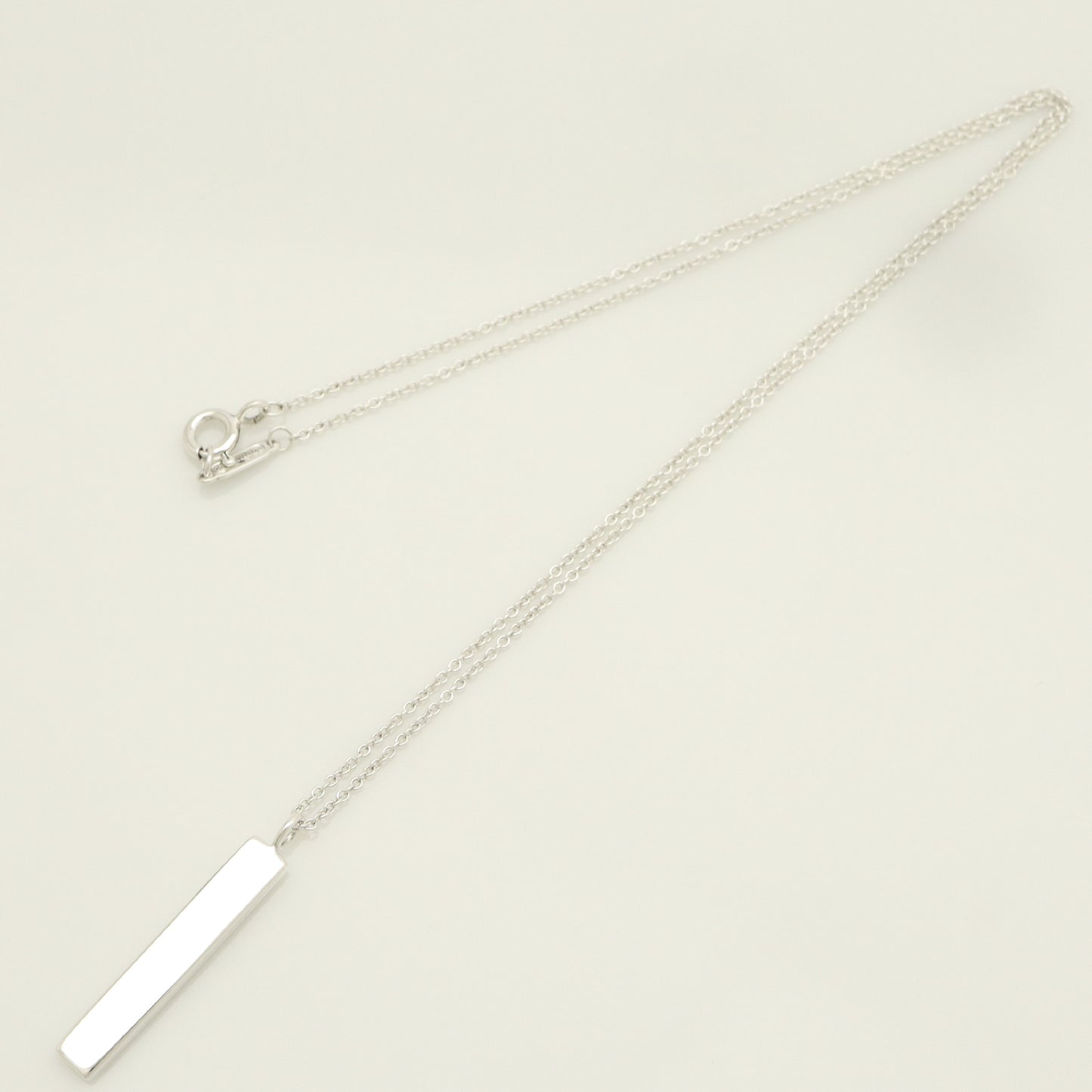 Tiffany & Co. Notes Bar 1-Piece Diamond Necklace Pendant in Sterling Silver - Weight: 3.25g