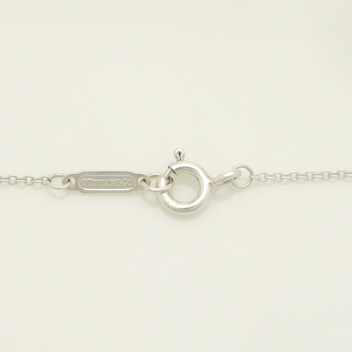 Tiffany & Co. 1837 Narrow Bar Rubedo Metal Necklace Pendant in Sterling Silver , Weight: 2.50g