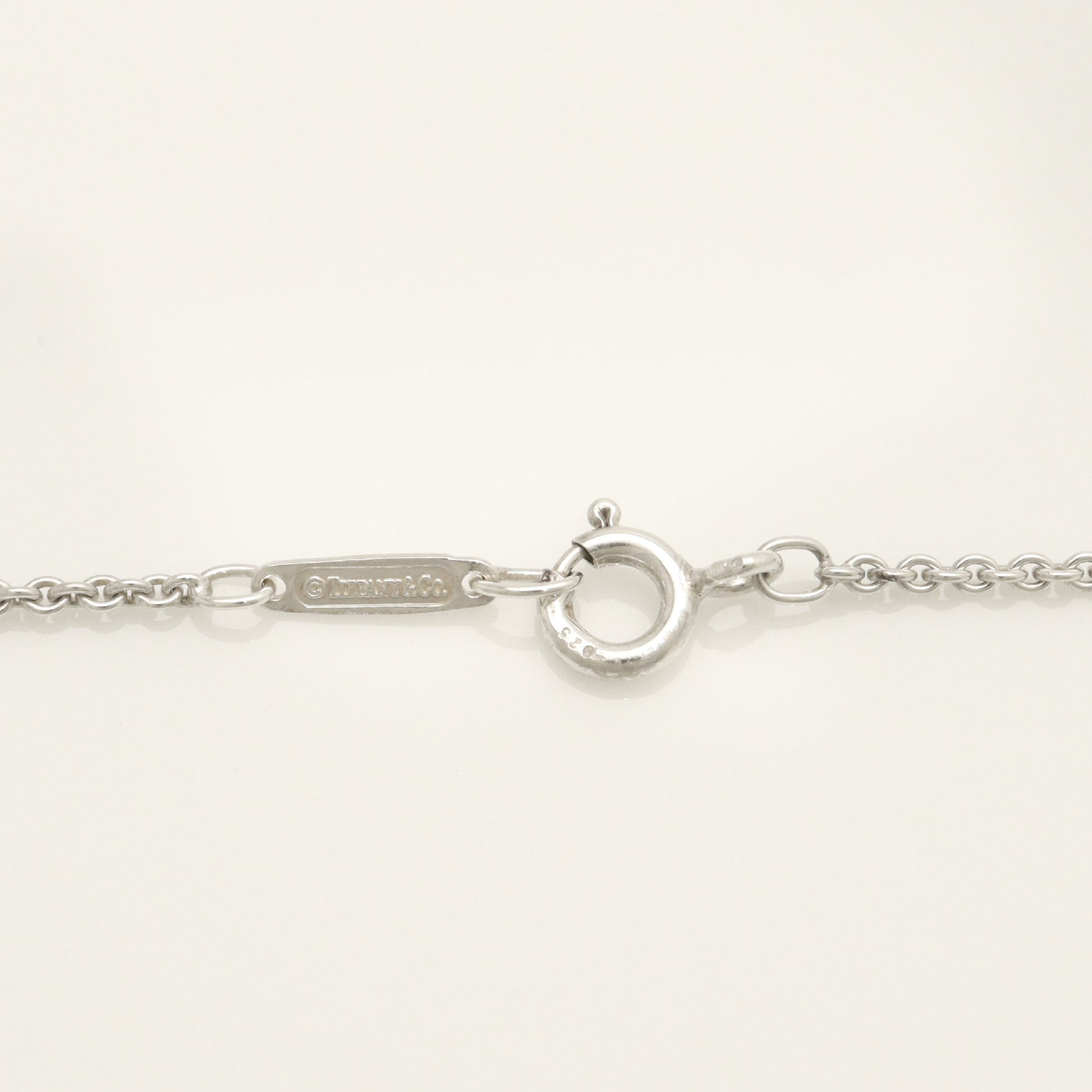 Tiffany & Co. 1837 Round Circle Necklace in Sterling Silver - Weight: 7.89g
