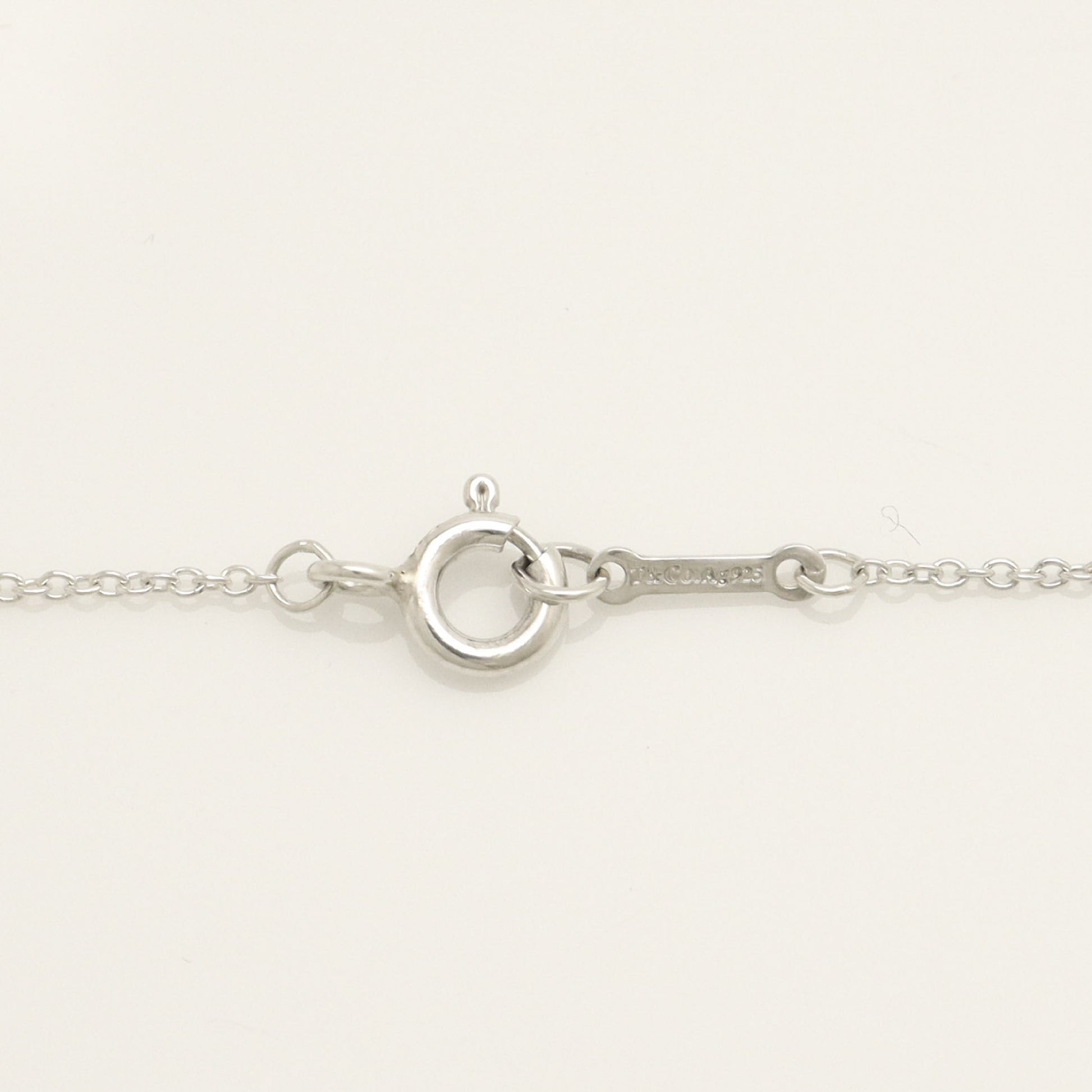 Tiffany & Co. Mini Kiss Cross Paloma Picasso Necklace in 925 Sterling Silver, 12.7g