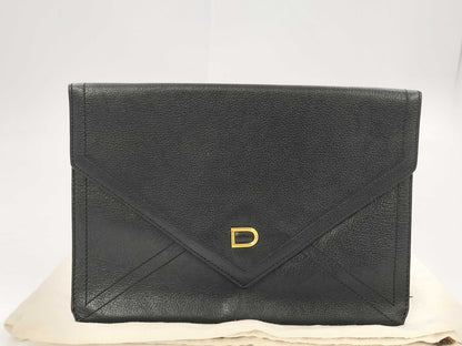 DELVAUX Clutch Bag, Second Bag, Logo Dust Bag, Second Bag