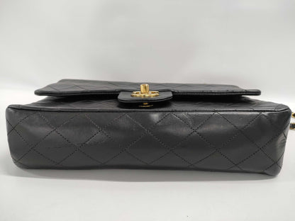 CHANEL Matelasse Double Flap Shoulder Bag with Sticker and Card