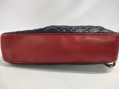 CHANEL Bicolor Matelasse Chain Tote Bag