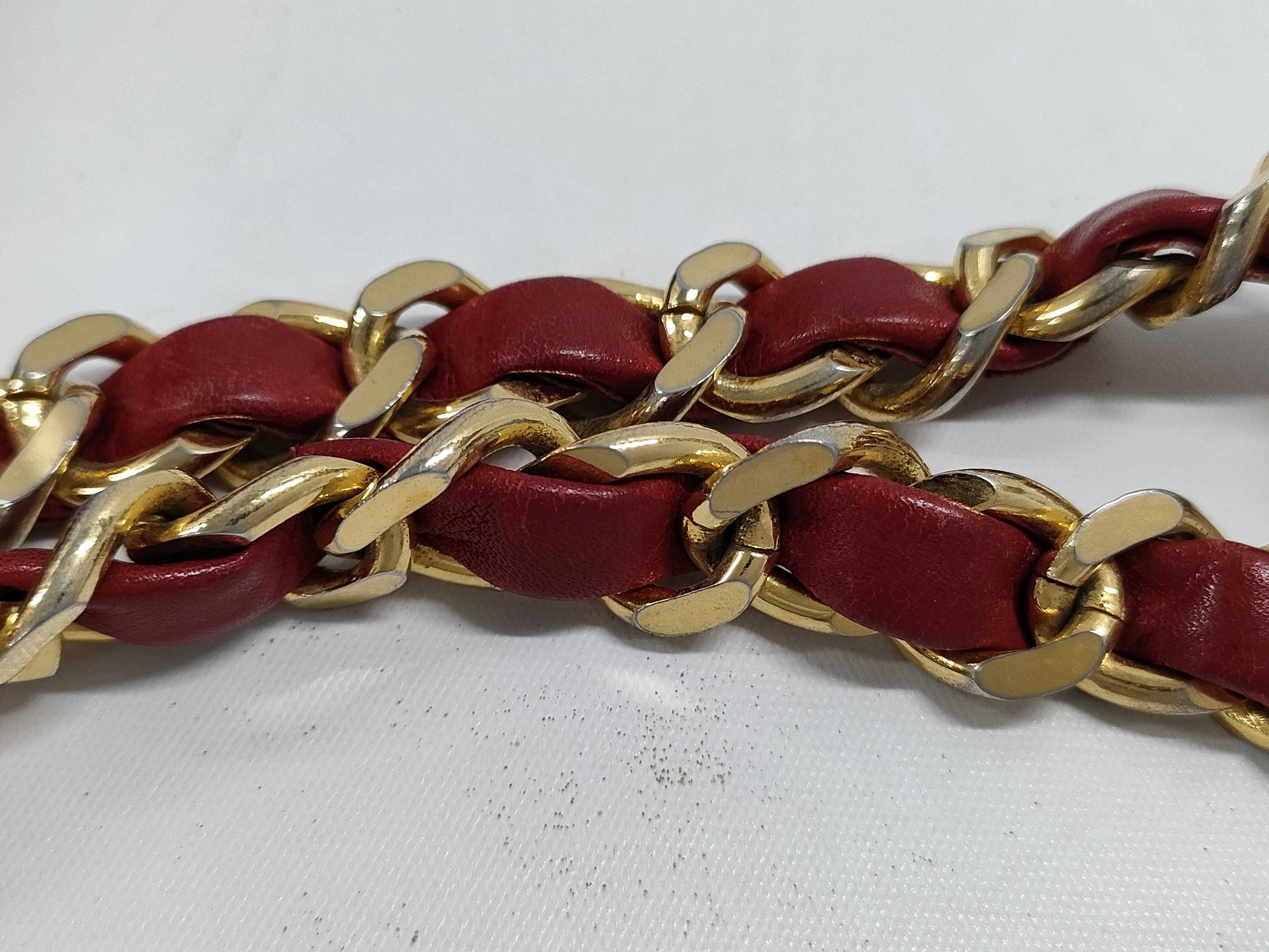 CHANEL Bicolor Matelasse Chain Tote Bag