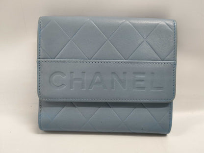 CHANEL Camellia Folding Wallet with Seal