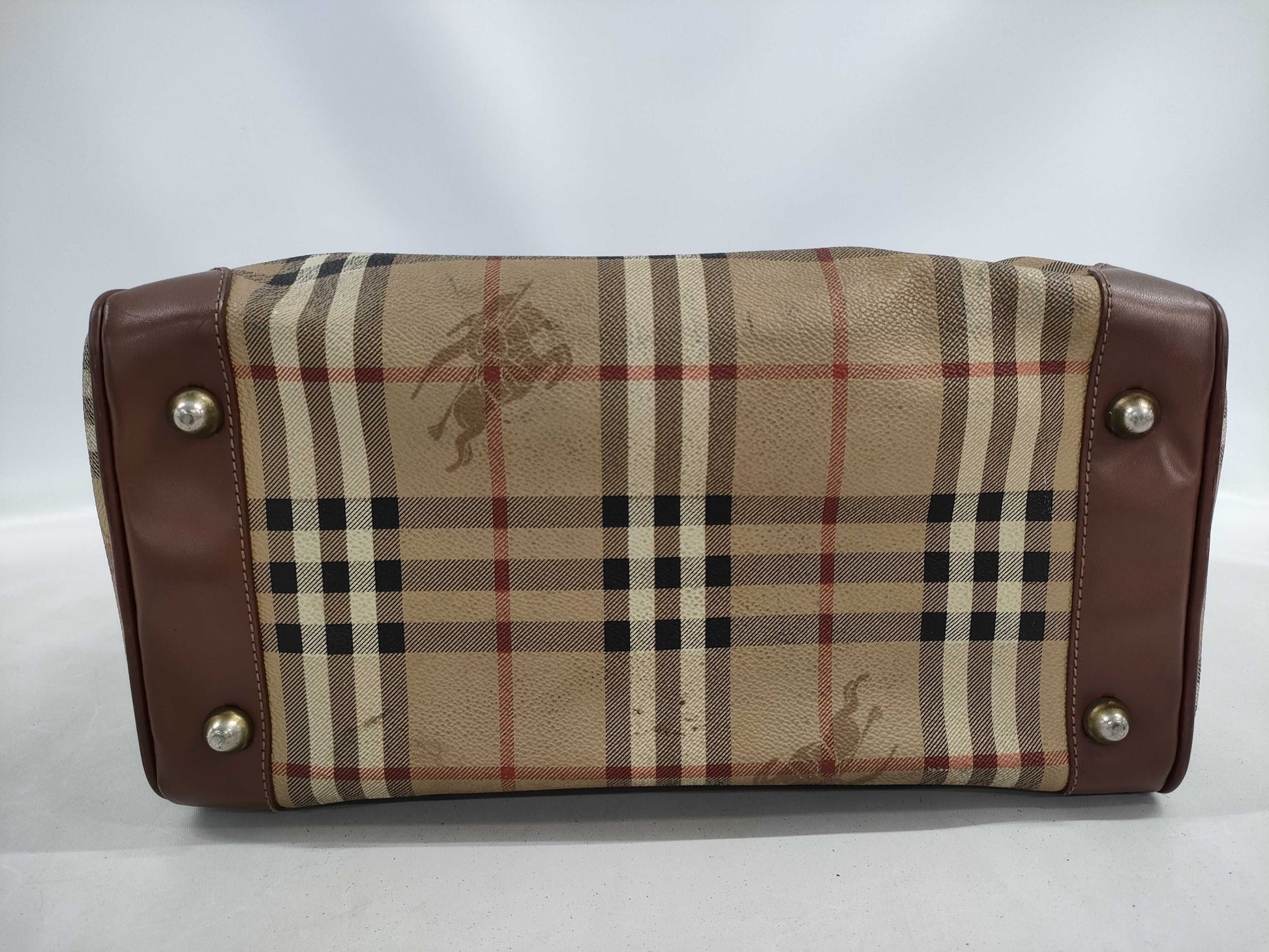 BURBERRY PVC Boston bag