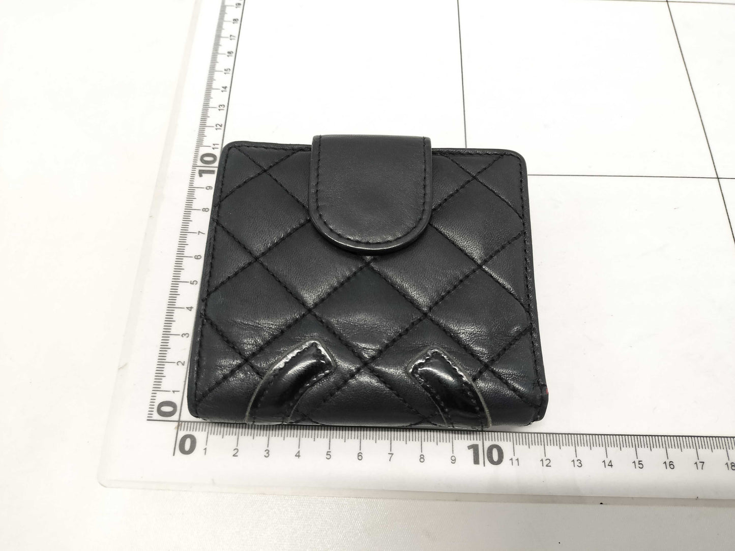 CHANEL CHANEL Cambon Line Folding Wallet Billfold