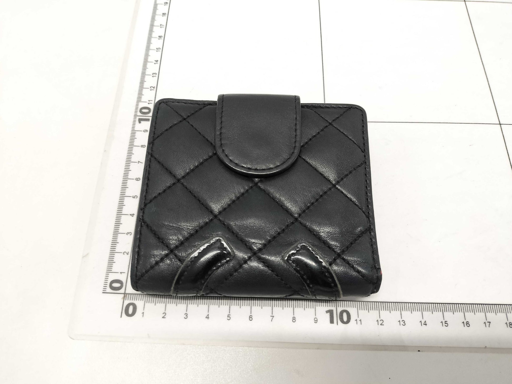 CHANEL CHANEL Cambon Line Folding Wallet Billfold