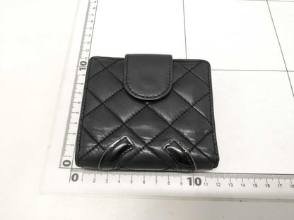 CHANEL CHANEL Cambon Line Folding Wallet Billfold