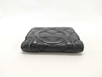 CHANEL CHANEL Cambon Line Folding Wallet Billfold