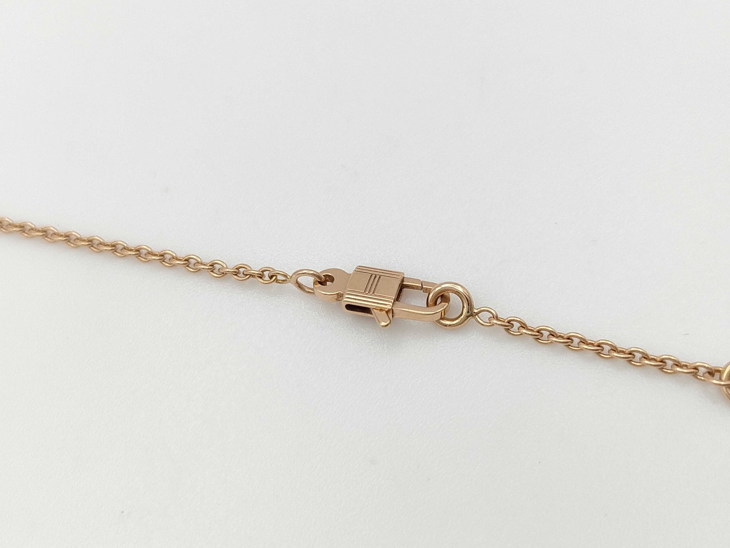 HERMES Kelly Cadena Diamond PG Au750 9.7g Necklace