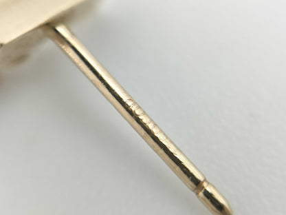 Tiffany&Co. T-Bar Diamond Au750 3.8g Earrings 