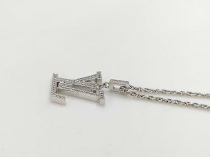 LOUIS VUITTON Pandant Tiff Diamond WG Au750 11.0g Necklace