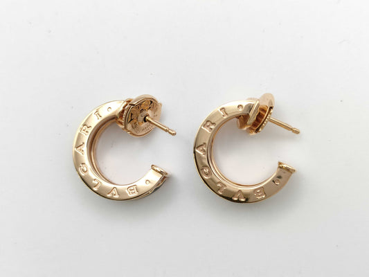 BVLGARI Bezero One Rock Black Sera PG 9.3g Earrings 