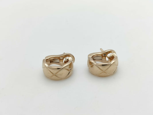 CHANEL Coco Crush PG Au750 6.4g Earrings 