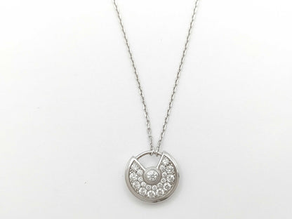 Cartier Amulet Diamond WG Au750 4.7g Necklace