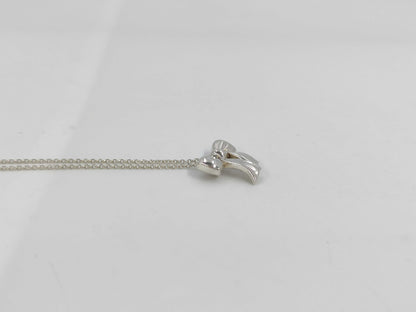 Tiffany&Co. Tiffany Ribbon Necklace Ag925 2.9g Necklace