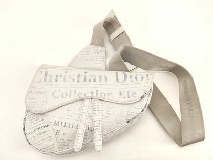Dior Newspaper Saddle Bag Shoulder Bag