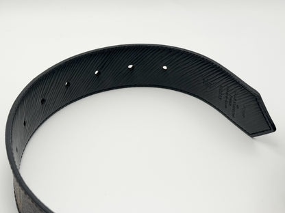LOUIS VUITTON M9935 Santur LV Circle Reversible Monogram/Epi Leather Belt 80/32 PVC/Leather Black/Brown AC3169 Belt