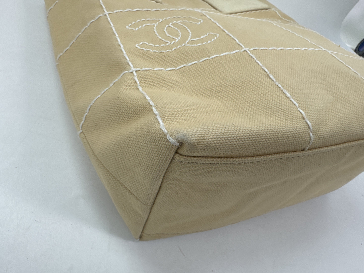 CHANEL Chocolate Bar Tote Bag with Seal, No. 8, Bag, Tote Bag