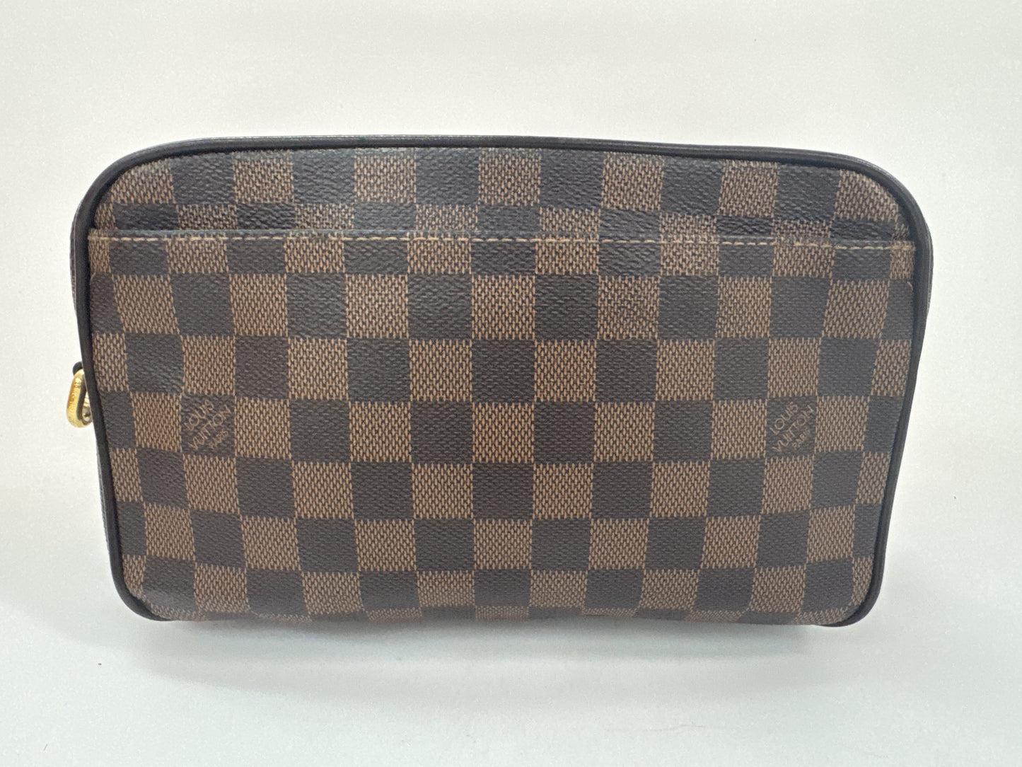 LOUIS VUITTON Damier Pochette Saint Paul Clutch Second Bag