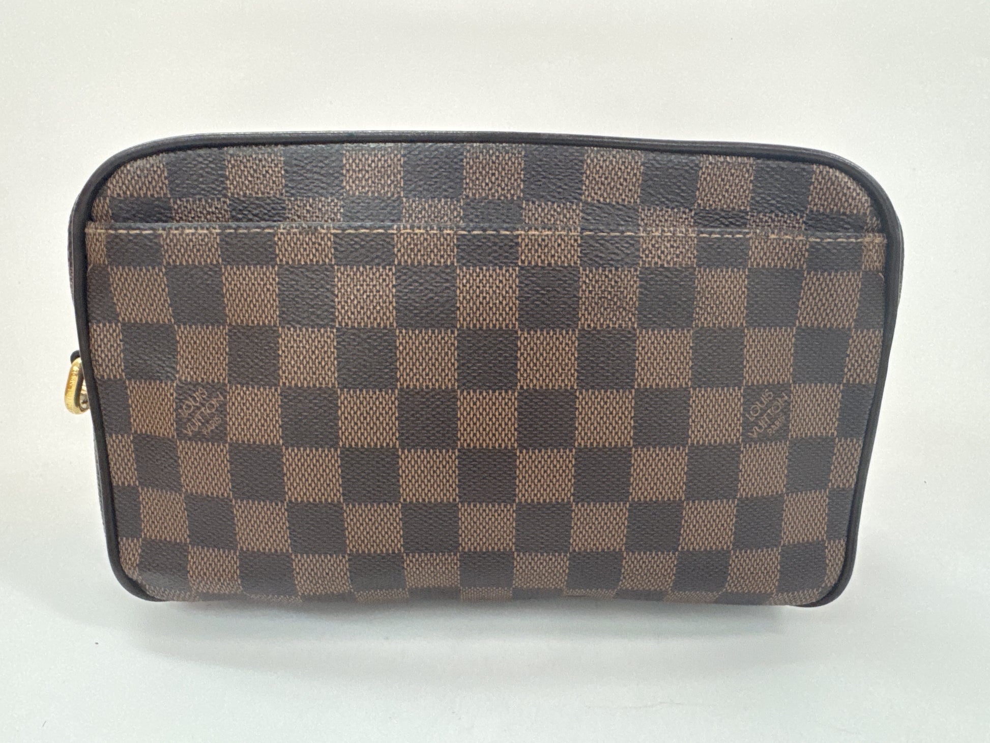 LOUIS VUITTON Damier Pochette Saint Paul Clutch Second Bag