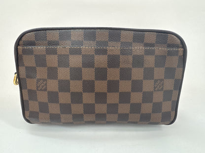 LOUIS VUITTON Damier Pochette Saint Paul Clutch Second Bag