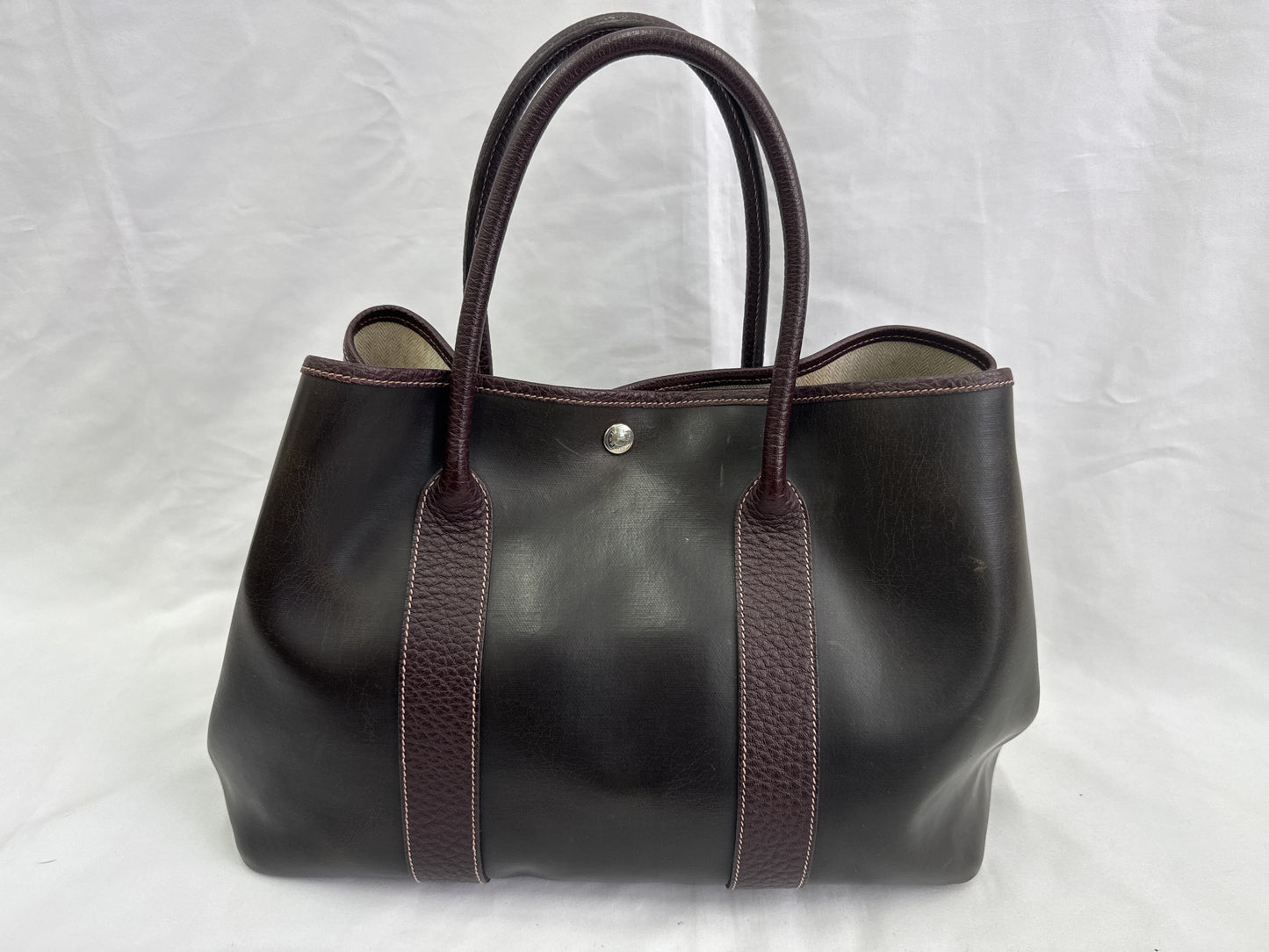 HERMES Amazonia Handbag Garden Party Tote Bag