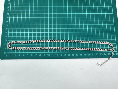 LOUIS VUITTON Louis Vuitton M02248 AK3234 LV Figaro Silver Necklace