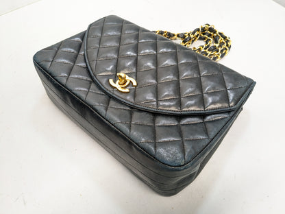 CHANEL Lam Matlasse Single 0858583 Seal Galler Shoulder Bag
