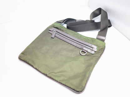 PRADA Prada Nylon Shoulder Bag Khaki