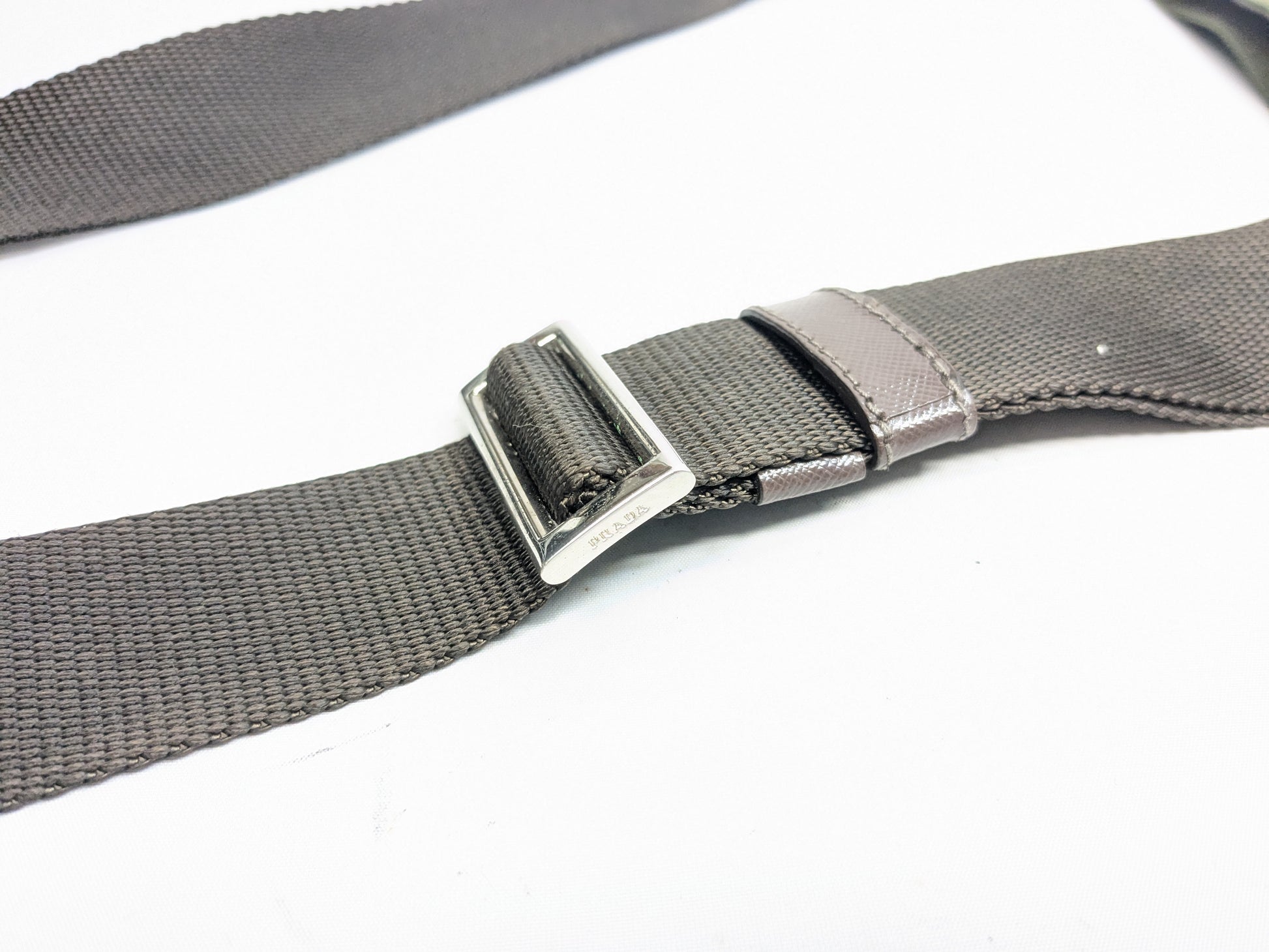 PRADA Prada Nylon Shoulder Bag Khaki