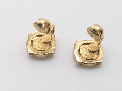 Dior logo earrings