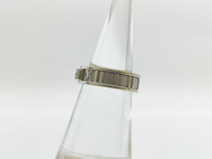 Tiffany & Co. Atlas 3PD WG 750 7.1g Ring 