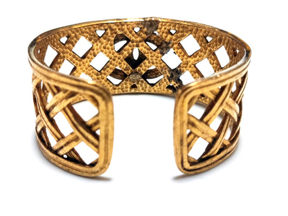 CHANEL Coco Mark Basket Bangle 96P Bracelet/Bangle