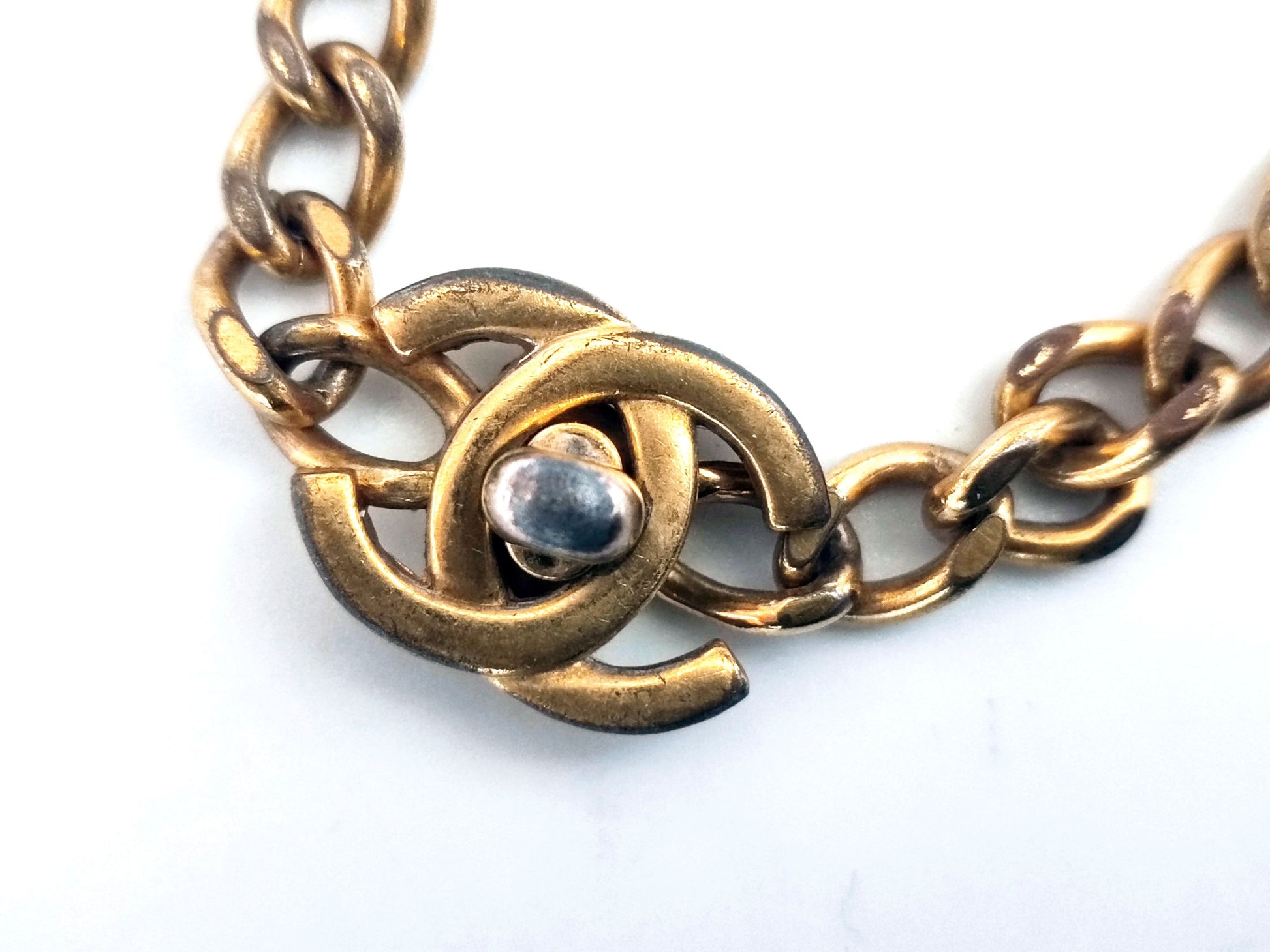 CHANEL Cocomark Turnlock Bracelet 96P Bracelet Bangle