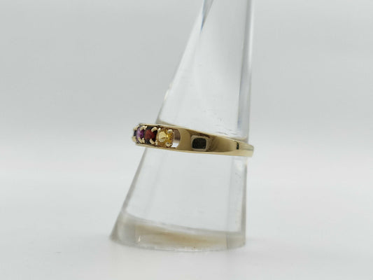 Colored Stone Multi K10 1.6g Ring 