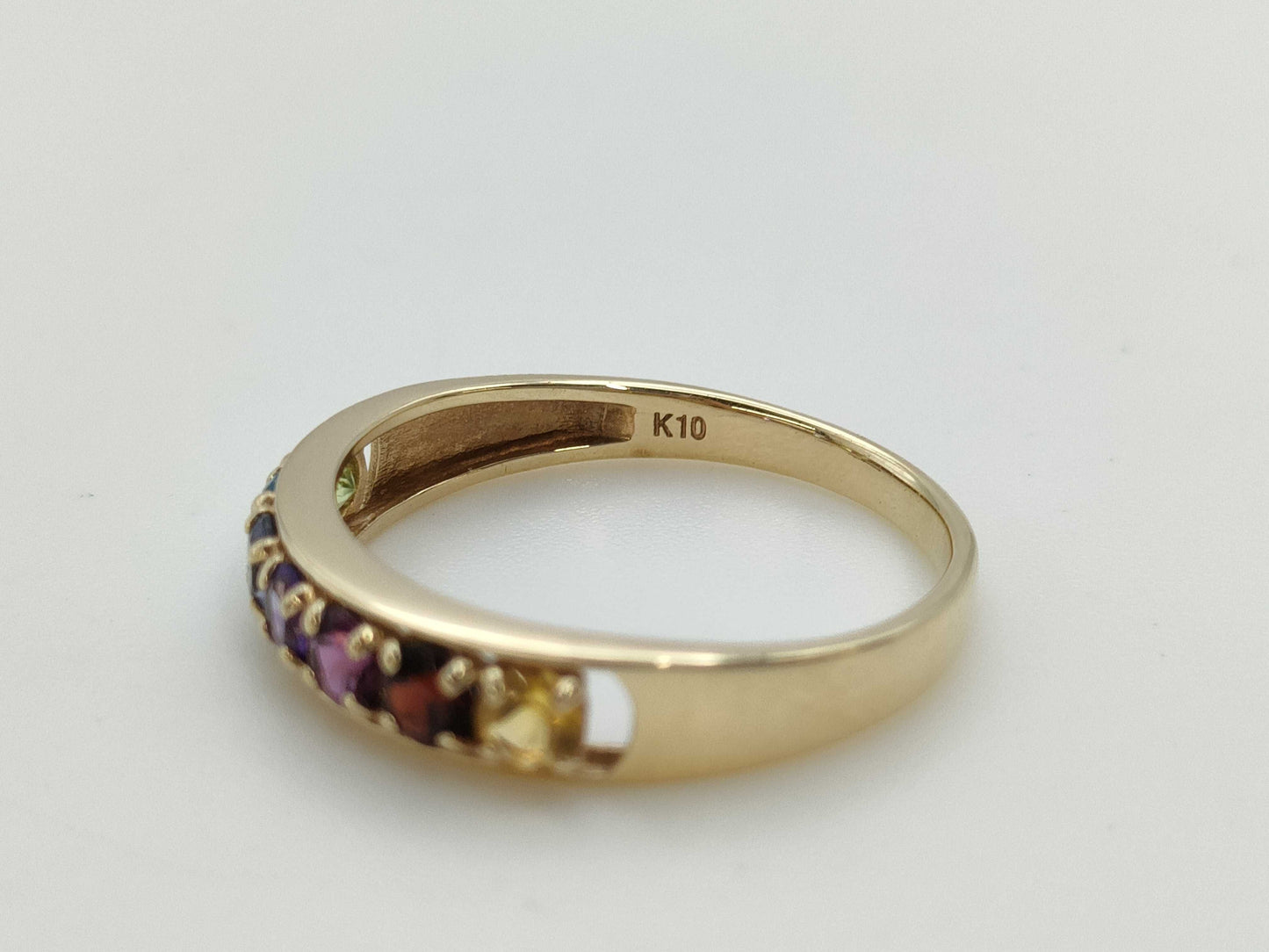 Colored Stone Multi K10 1.6g Ring 