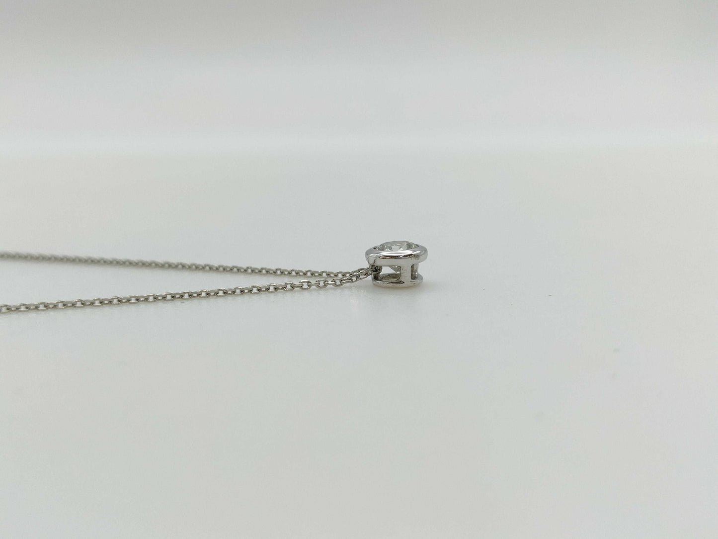 D0.306ct PT900/850 1.9g Necklace 