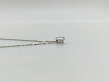 D0.306ct PT900/850 1.9g Necklace 