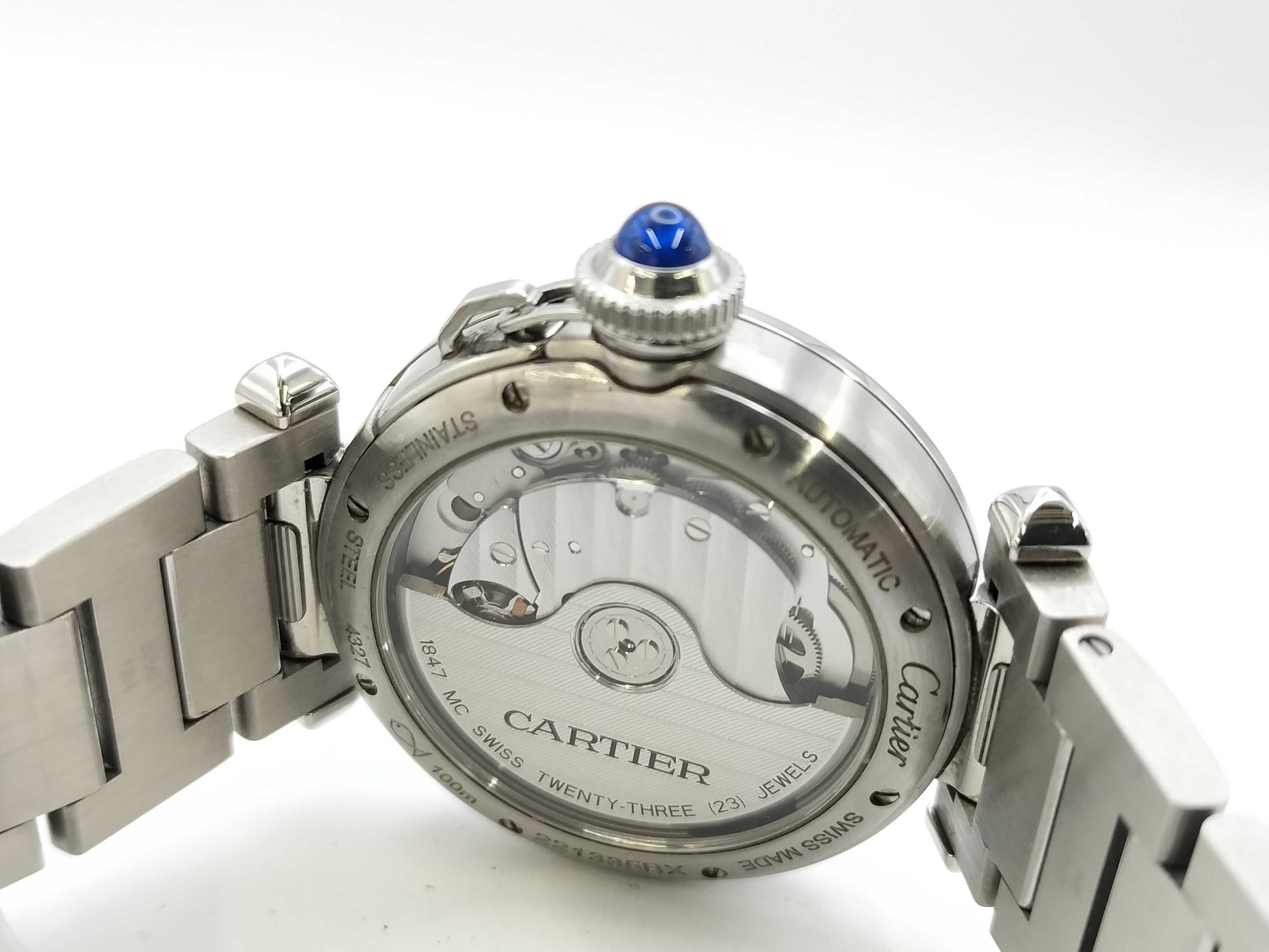 Cartier Pasha WSPA0031 4327221335BX Automatic Red Dial Men's Watch