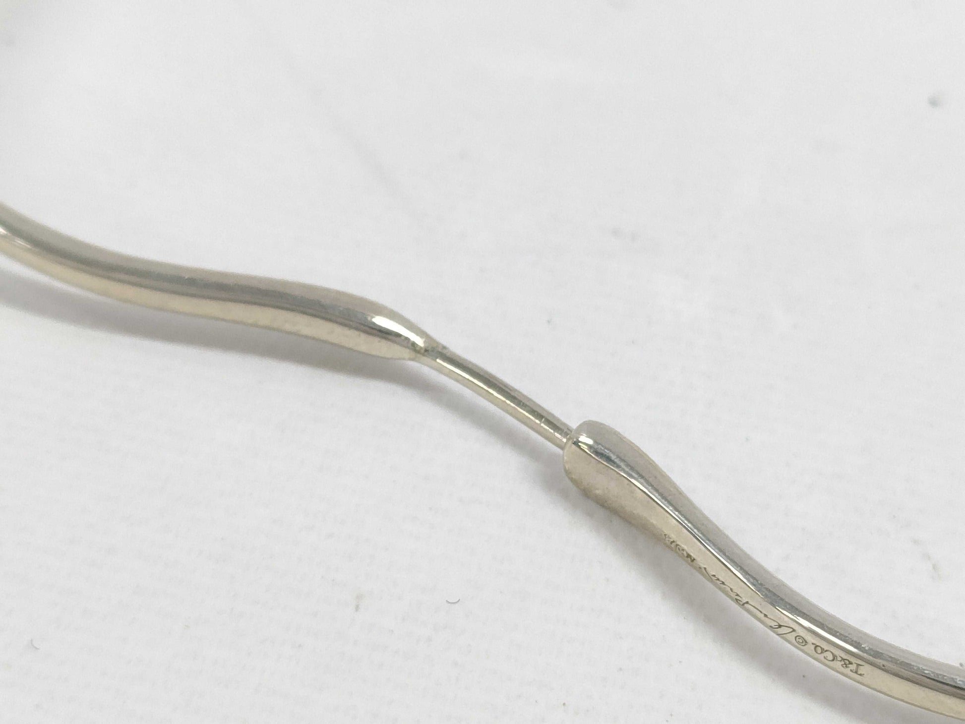 Tiffany & Co. Tiffany 925 Open Heart Hoop Large Earrings