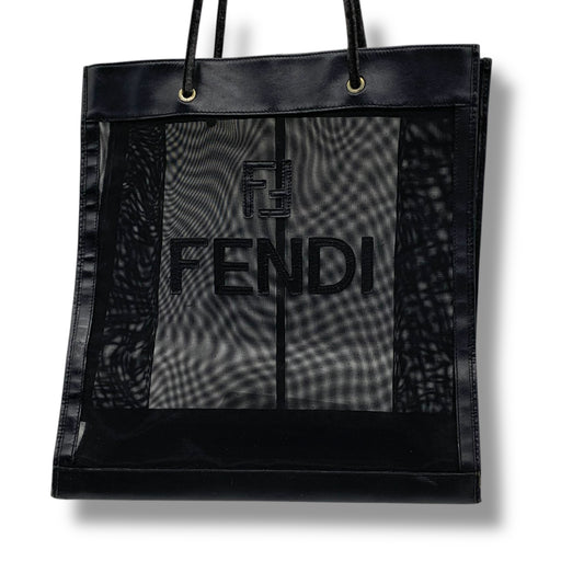 Felisi Fendi Mesh Tote Bag