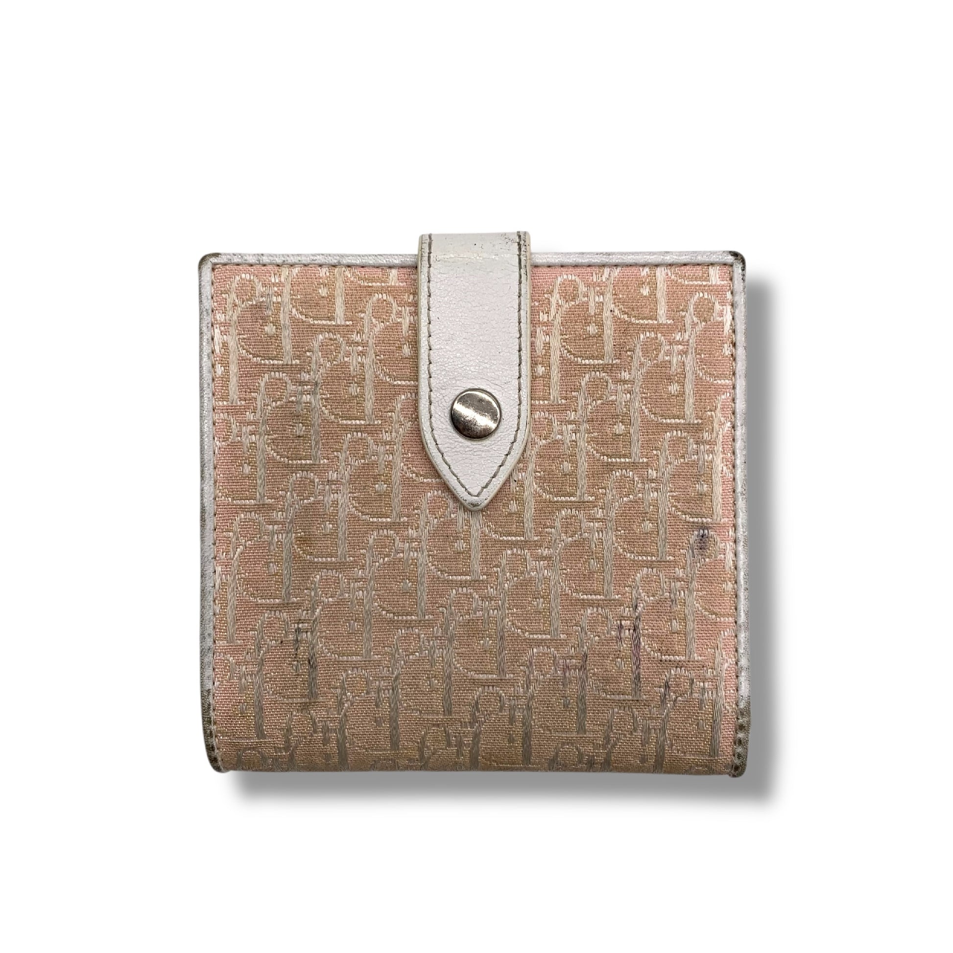 Dior Christian Dior Folding Wallet Trotter Pattern Wallet