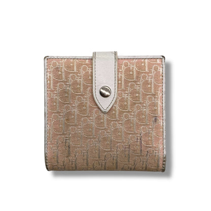 Dior Christian Dior Folding Wallet Trotter Pattern Wallet