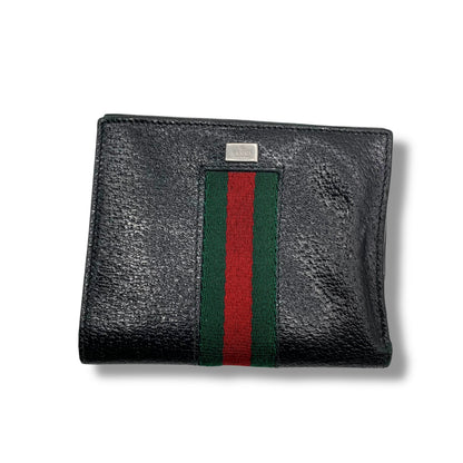 GUCCI GUCCI Sherry Line Folding Wallet Leather Wallet